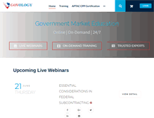 Tablet Screenshot of govology.com